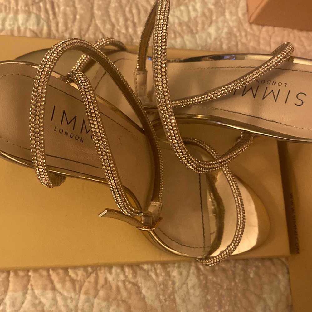 Rose Gold SIMMI HEELS - Picture 3 of 4